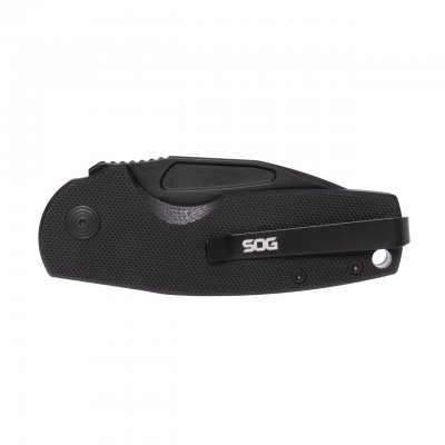 SOG Stout SJ Clip Point - Blackout
