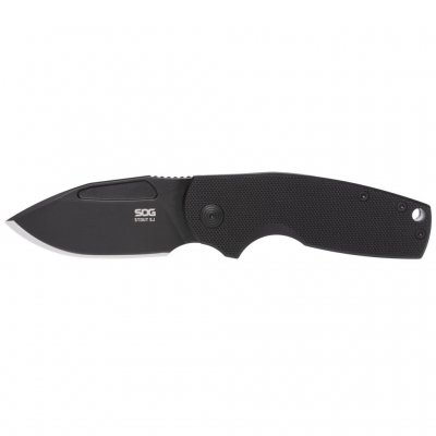 SOG Stout SJ Clip Point - Blackout