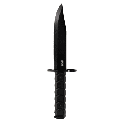SOG BAR15C Clip Point Bayonet - Svart