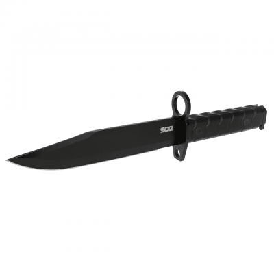 SOG BAR15C Clip Point Bayonet - Svart