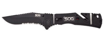 SOG Trident Elite Black Tini Serr.