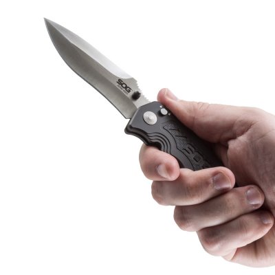 SOG Zoom S30V Carbon Fiber Handle