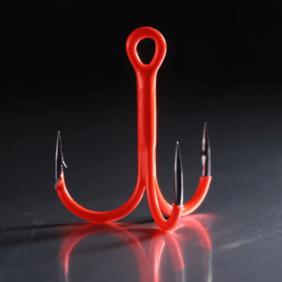BKK SPEAR-21 UVO Treble Hook Orange