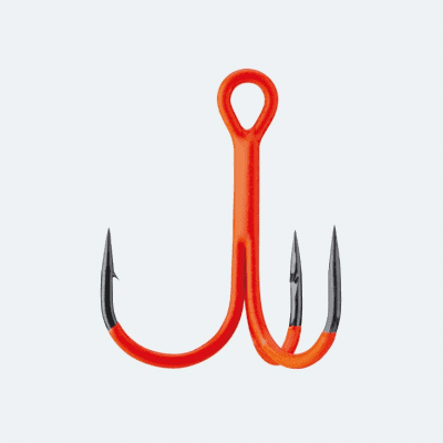 BKK SPEAR-21 UVO Treble Hook Orange
