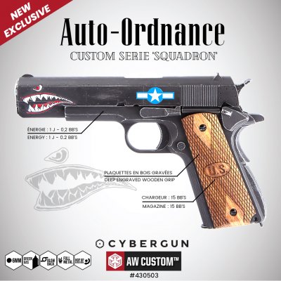 Cybergun AW Custom 1911 Auto Ordnance Squadron GBB 6mm