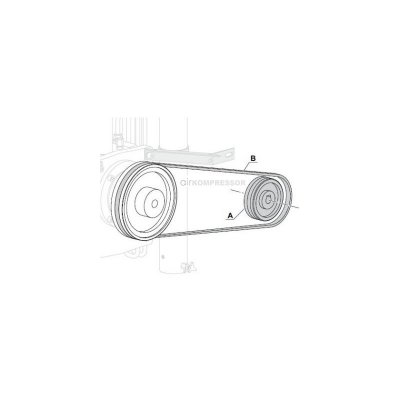 Coltri MCH6 Fan Belt (3-phase)
