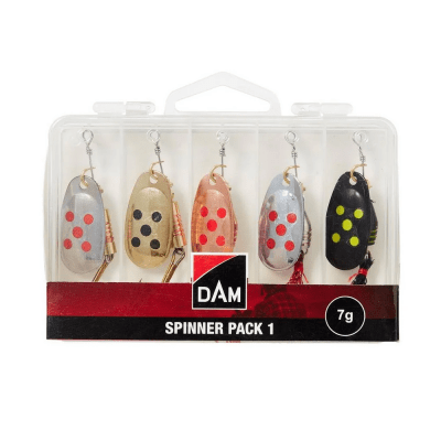 DAM Spinners 5-pack with Box 7g