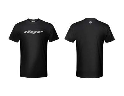 Dye T-shirt Logo - Solid Black