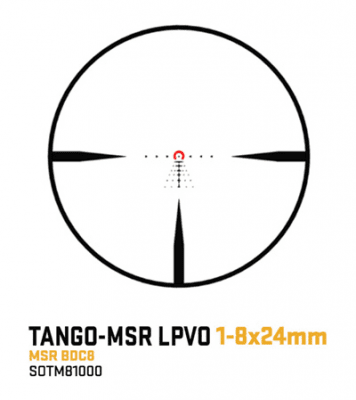 Sig Sauer TANGO-MSR LPVO 1-8x24mm Illum. BDC8 - Coyote