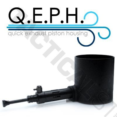 TechT Quick Exhaust Piston Housing QEPH -Black