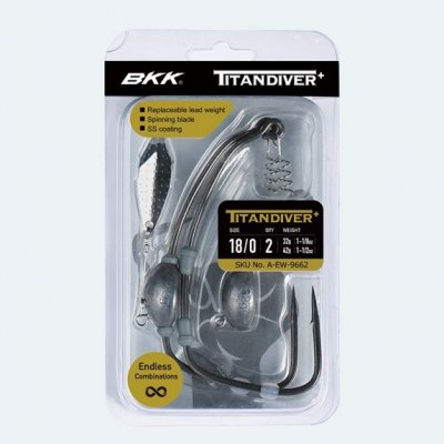 BKK Titan Diver+ Worm Hook 