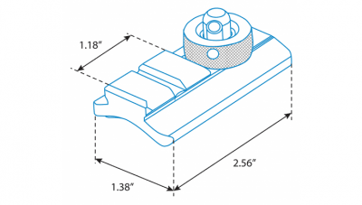 UTG Rembygelfäste Picatinny Adapter