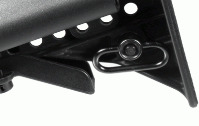 UTG Standard Duty Push Button QD Sling Swivel 1.25" Loop