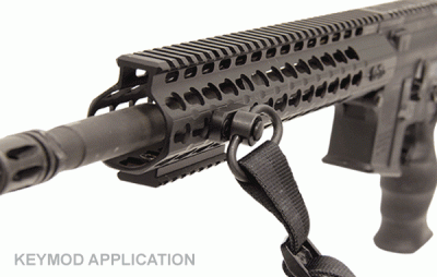 UTG Keymod Adaptor Base for Standard QD Sling Swivel