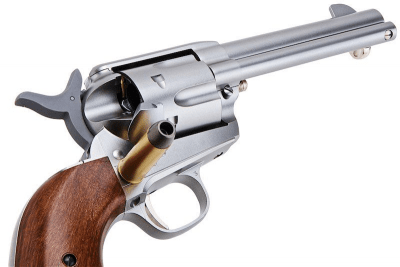 Tokyo Marui SAA .45 Civilian 4.75" Fjäderpistol 6mm - Silver