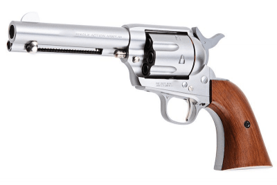 Tokyo Marui SAA .45 Civilian 4.75" Fjäderpistol 6mm - Silver