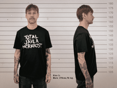 Lemmel Kaffe T-Shirt Total Jävla Mörkrost