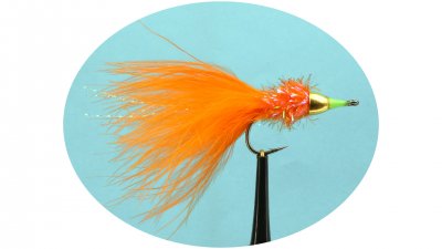 Streamer Tävlingsflugan Orange #6