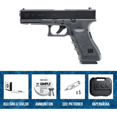 Umarex Glock 17 4,5mm CO2 Diabol Startpaket