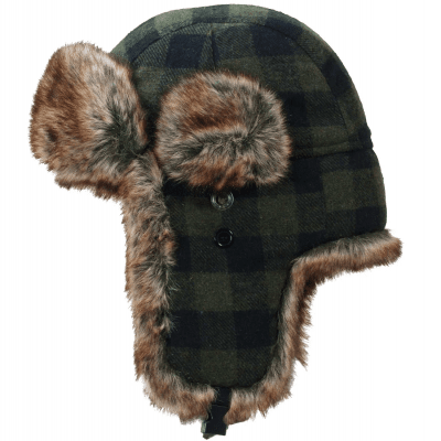 Avignon Flaps Hat - Black/Green