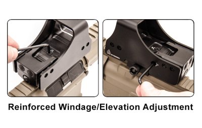 UTG 3.9" Red/Green Single Dot Reflex Sight