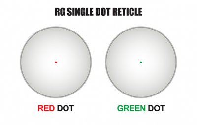 UTG 3.9" Red/Green Single Dot Reflex Sight