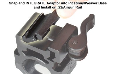 UTG 9-11mm-to-Picatinny Low Profile Rail Adaptor