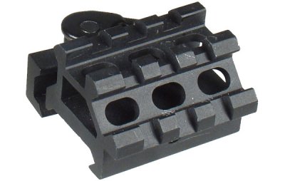 UTG Double Rail Slot Angle Mount w/QD Lever Mount