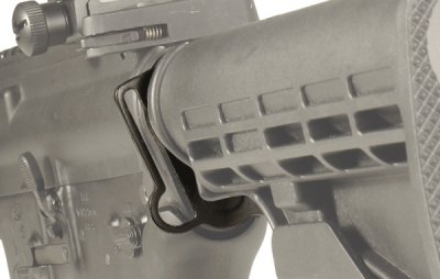 UTG Model 4/15 Collapsible Stock Receiver Plate with Ambidextrous Sling Adaptor