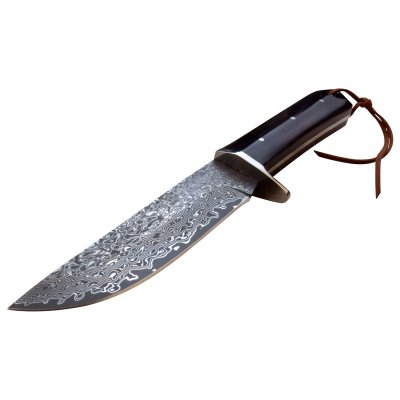 Elk Ridge Evolution Fixed Damascus Blade