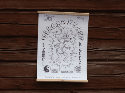 Lemmel Kaffe Poster - Viagra Beans A2