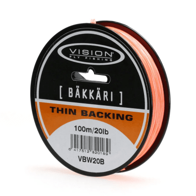 Vision Bäkkäri Backing Orange 100m 20 LBS