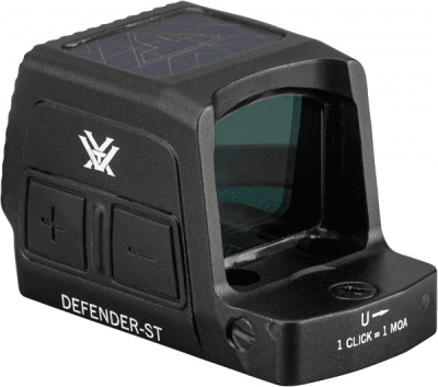 Vortex Defender-ST Enclosed Solar Red Dot 3 MOA Auto Shutoff Multi Reticle