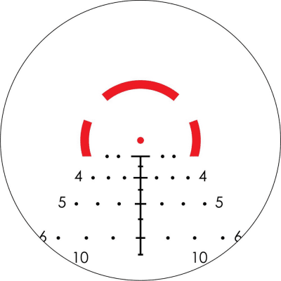 Vortex Strike Eagle 1-6x24 AR-BDC3 (MOA) Belyst