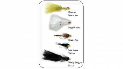 Wiggler Hurricane Fly Flugkollektion - Goldhead Stillwater 5p #10