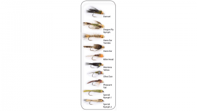 Wiggler Hurricane Fly Flugkollektion - Goldheads 10p #12