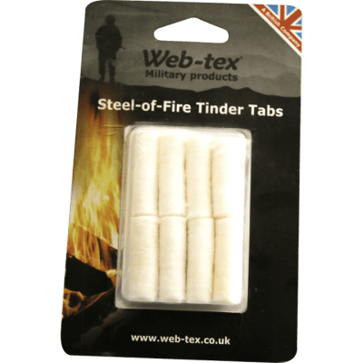 Web-Tex Steel-of-Fire Tinder Tabs