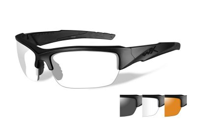 WileyX VALOR Clear/Grey/Light Rust Matte Black Frame Kit