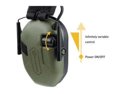 Earmor M300A Aktiva Hörselskydd