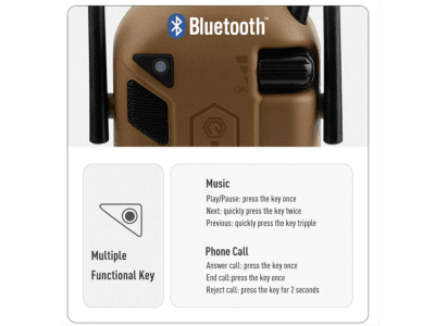 Earmor M300T Aktiva Hörselskydd Bluetooth