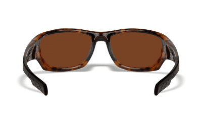 WileyX CLIMB CAPTIVATE Polarized Bronze Mirror Lenses Gloss Tortoise Frame
