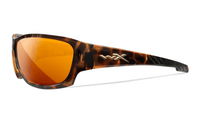 WileyX CLIMB CAPTIVATE Polarized Bronze Mirror Lenses Gloss Tortoise Frame