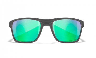 WileyX KINGPIN Captivate Green Mirror Matte Graphite Frame