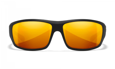 WileyX OMEGA Captivate Bronze Mirror Matte Black Frame