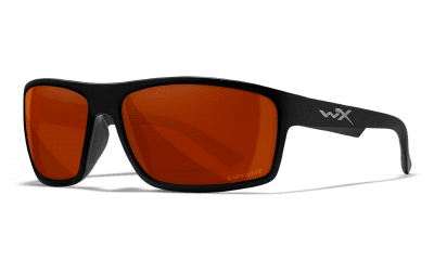 WileyX PEAK CAPTIVATE Polarized Copper Lenses Matte Black Frame