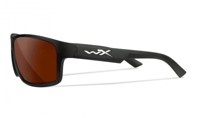 WileyX PEAK CAPTIVATE Polarized Copper Lenses Matte Black Frame