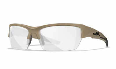 WileyX VALOR 2.5 Grey/Clear/Light Rust Lenses Matte Tan Frame