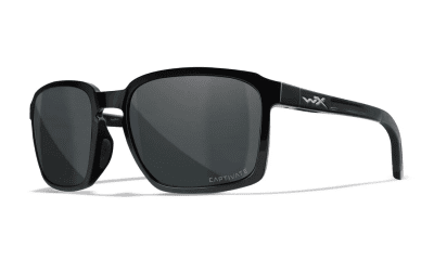 WileyX Alfa CAPTIVATE Polarized Grey/Gloss Black Frame