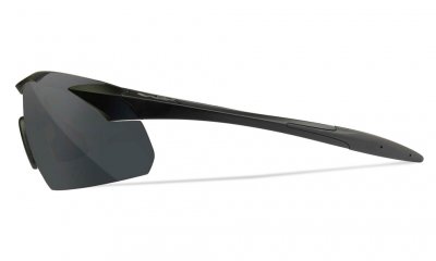 WileyX Vapor Grey/Clear Matte Black Frame