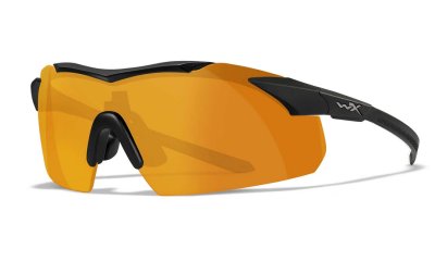 WileyX Vapor Comm 2.5mm Lenses Grey Clear Light Rust Frame Matte Black